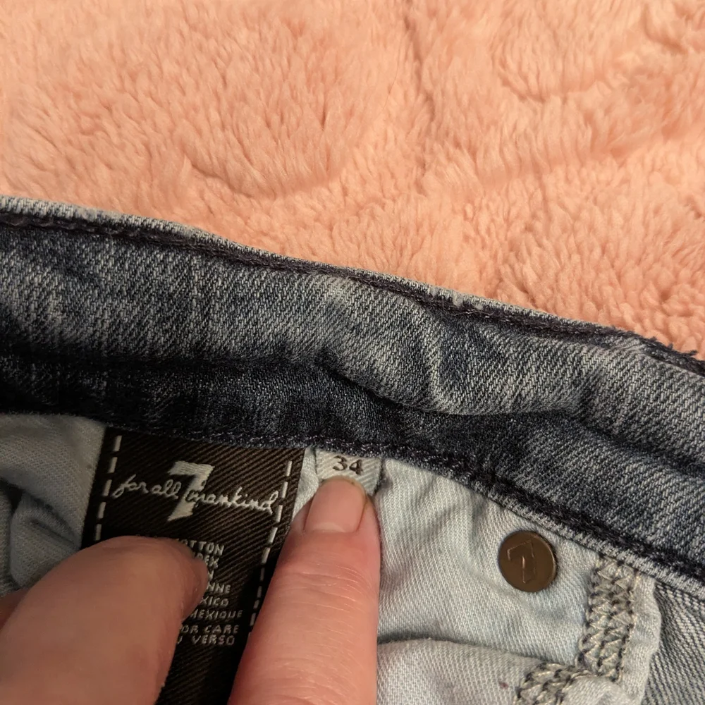 7 For All Mankind Women's Blue Jeans - Picture 5 of 8